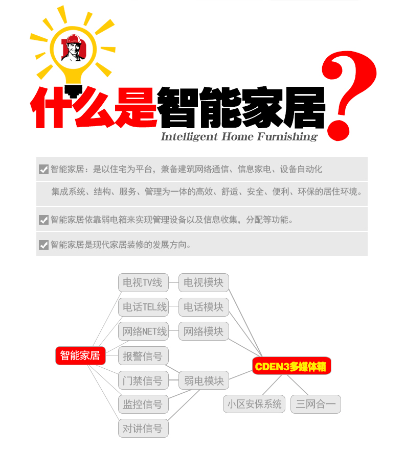 批发德力西电气信息箱多媒体箱 集线箱弱电箱