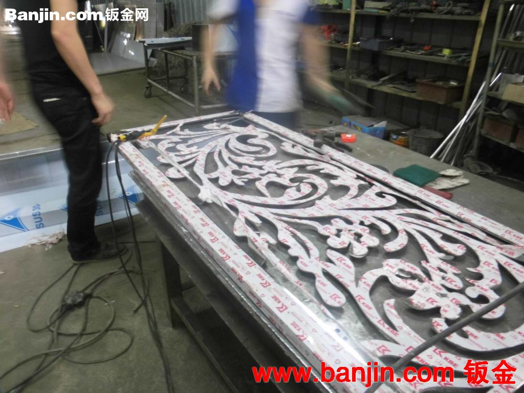 钣金工艺品，不锈钢板镂空切割，激光加工酒店家居精品制造摆件