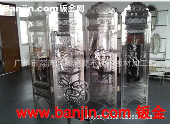 钣金工艺品，不锈钢板镂空切割，激光加工酒店家居精品制造摆件