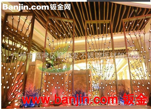 激光切割新型艺术不锈钢摆件精品，酒店家居装饰用品