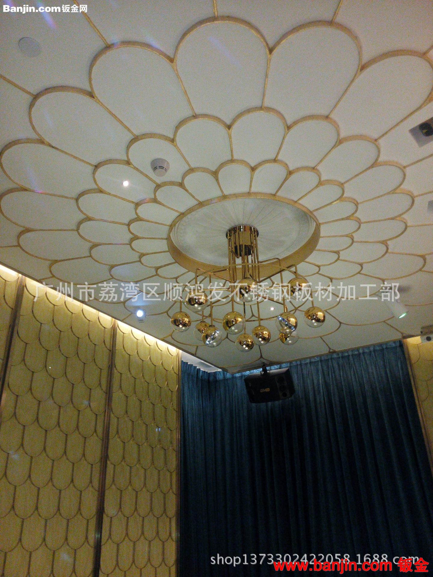 展厅不锈钢艺术花盆，花瓶，异形不锈钢摆件---不锈钢屏风