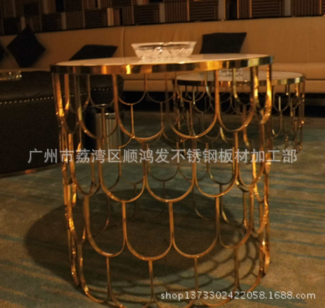 展厅不锈钢艺术花盆，花瓶，异形不锈钢摆件---不锈钢屏风