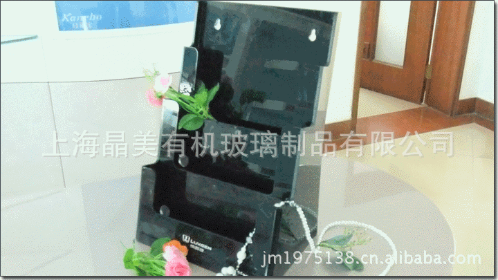 厂价订购表面光洁无滑痕黑色有机玻璃亚克力展架