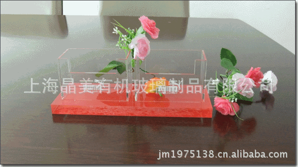 批发销售高档名片夹亚克力加工制品