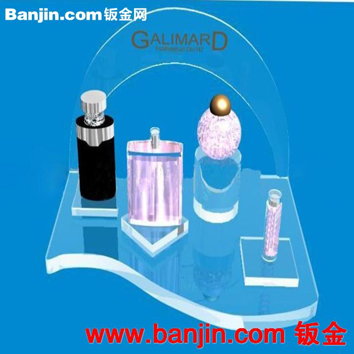 晶美有机玻璃免费设计创意酒托 亚克力酒架 亚克力工艺品