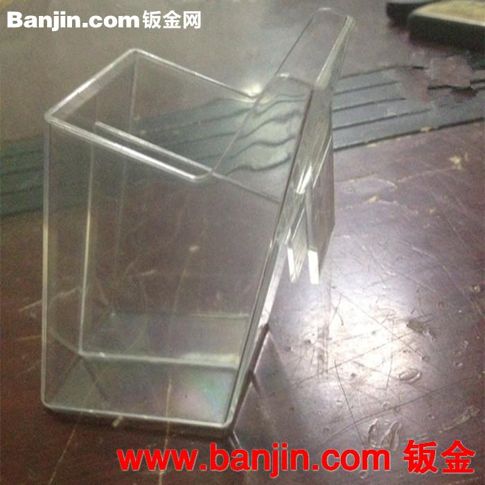 供应沾结无汽泡多色拼角亚克力盒子