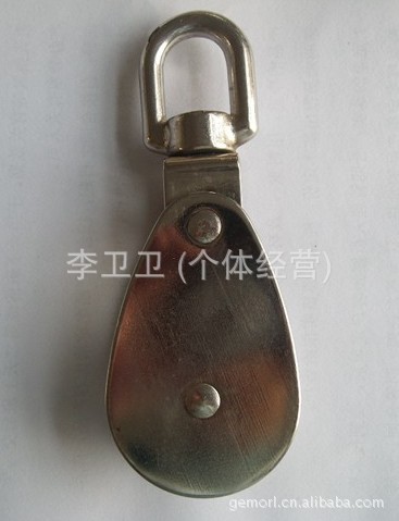 不锈钢圆壳单滑轮 双滑轮 直板滑轮 折叠滑轮 尼龙滑轮 起重滑轮