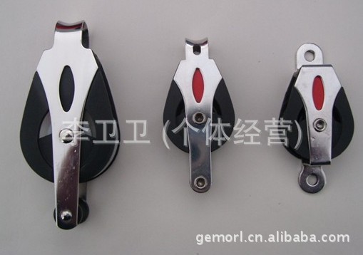 不锈钢圆壳单滑轮 双滑轮 直板滑轮 折叠滑轮 尼龙滑轮 起重滑轮