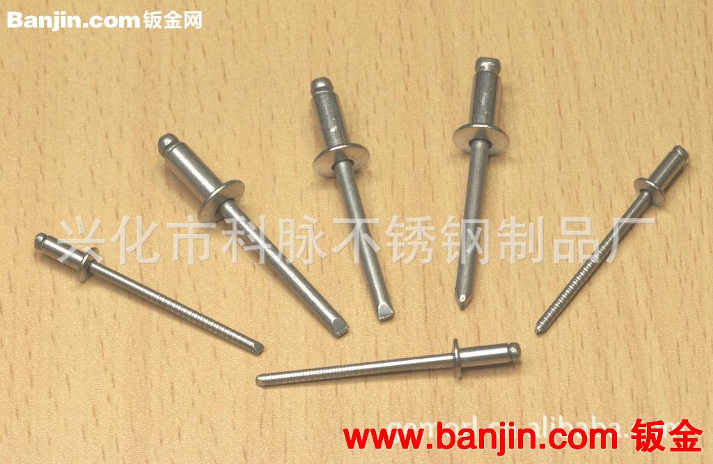供应不锈钢抽芯铆钉 拉钉 索具 链条 钢丝绳 冲压件 浇铸件 螺栓