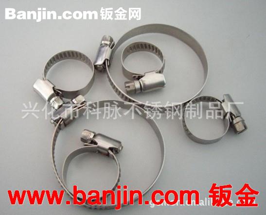 供应不锈钢钢丝箍 收紧器 抱箍 卡箍 喉箍 加长定做 索具链条滑轮