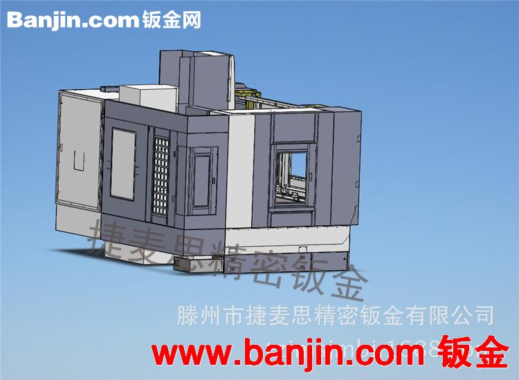 山东数控机床外防护罩 机床钣金外壳加工 机床防护罩