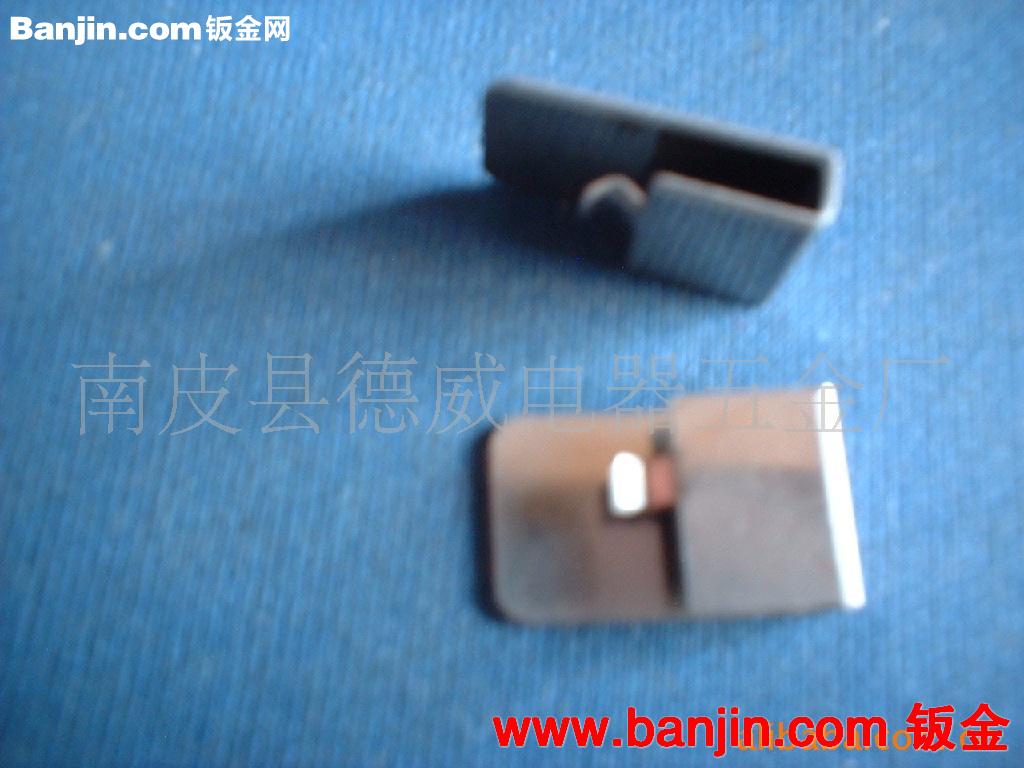 厂家直销节能灯管夹子材料磷青铜表面镀镍好焊接
