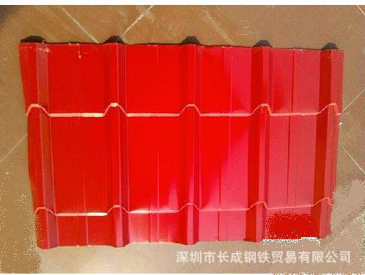 厂家供应 高品质PVC琉璃瓦 彩色琉璃瓦 0.5红色琉璃瓦