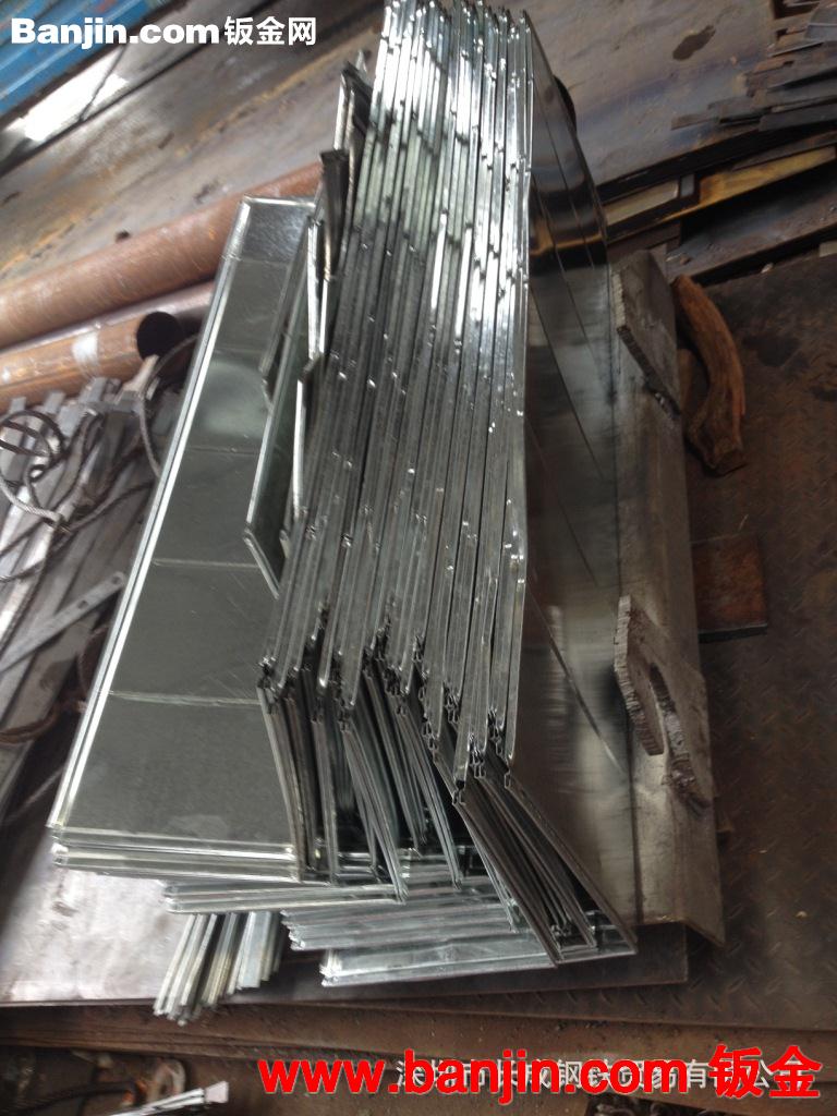 中央空调风管加工 深圳厂家提供 折弯 来料按图定做镀锌板配件