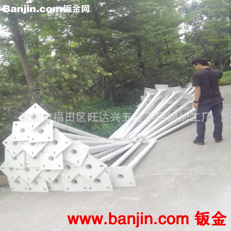 灯杆焊接,灯杆地笼焊接,灯杆五金不锈钢焊接