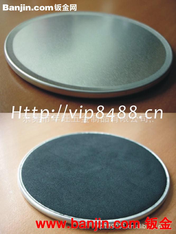 杯垫厂家供应CD纹杯垫 不锈钢杯垫 五金杯垫 金属铝合金杯垫