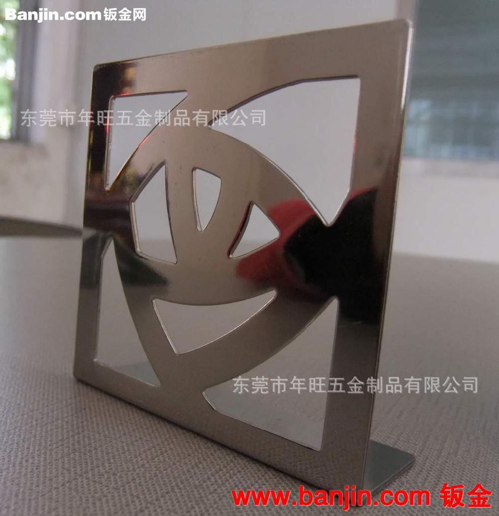 前台接待桌牌 金属台卡桌牌 餐厅数字桌号牌【可定做】