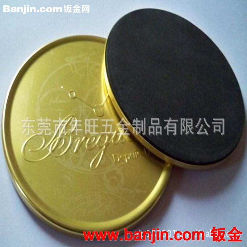 不锈钢杯垫 拉丝丝印杯垫 广告礼品杯垫