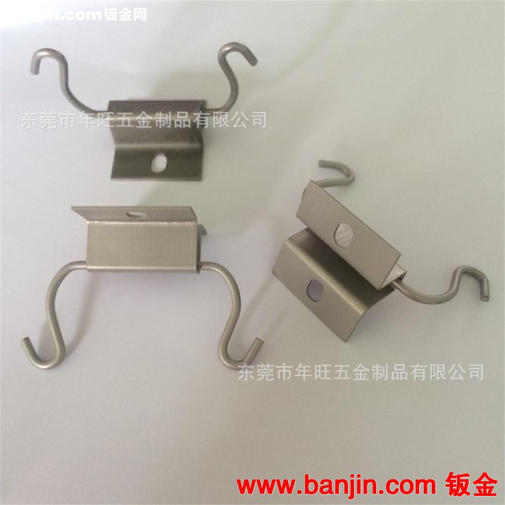 东莞专业订做 灯管用金属夹子 不锈钢线艺卡扣 灯管光源支架夹