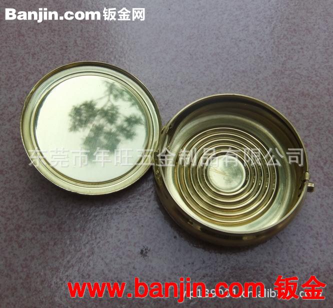 东莞厂家订做高档铜工艺品盒子 迷你小铜盒 精致黄铜盒子