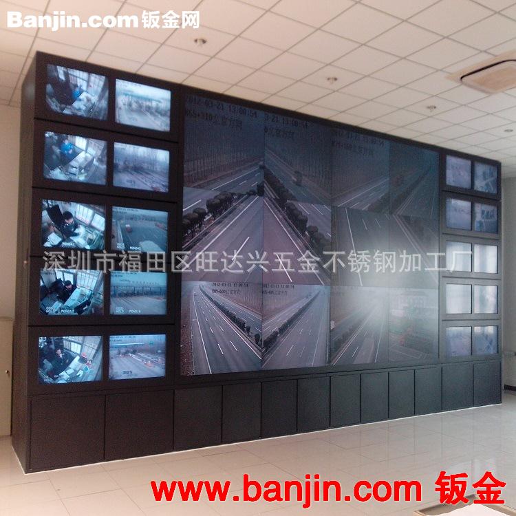 安防电视墙.定制监控平台.操作台等定制焊接