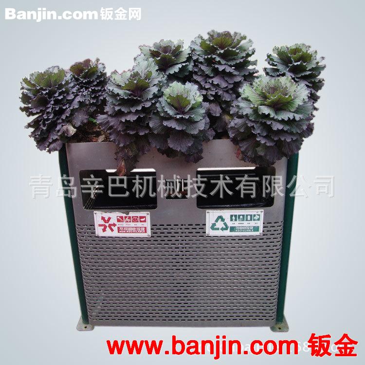 专业生产 市政不锈钢垃圾桶 双桶垃圾桶 户外环保分类垃圾桶