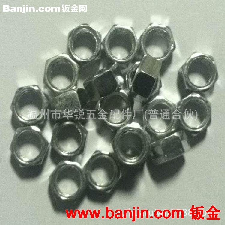 现货M6*0.75 正反牙螺母碳钢镀锌M5 M6细牙反牙螺母非标反牙螺母