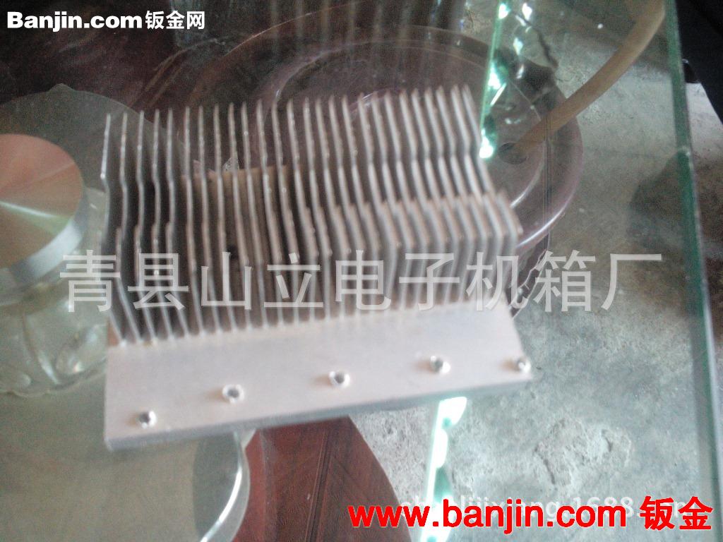 提供高精密铝型材铲齿散热片加工