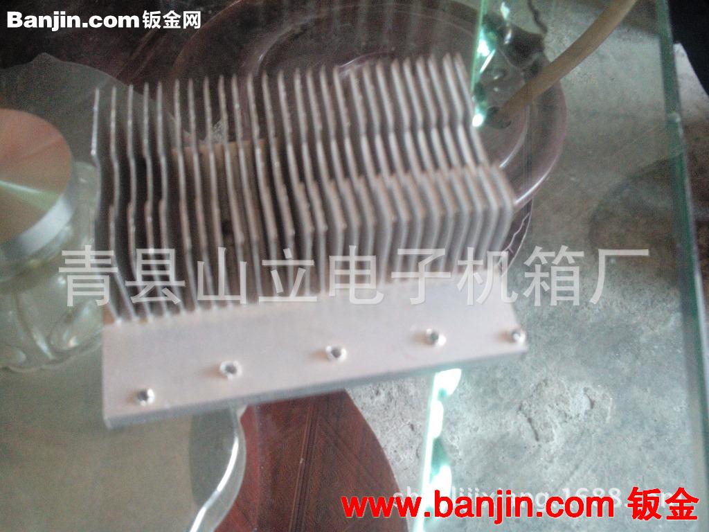 提供高精密铝型材铲齿散热片加工