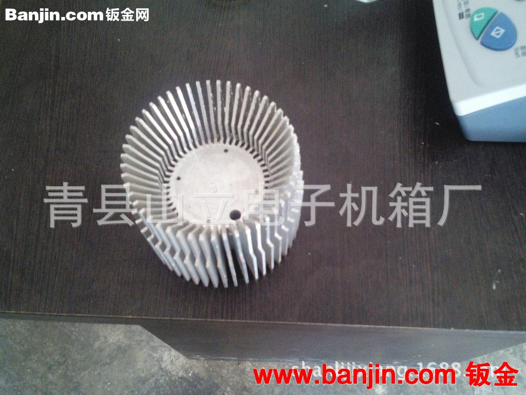 提供高精密铝型材铲齿散热片加工