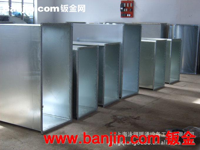 加工空调通风管道-加工共板法兰风管-加工角铁法兰风管