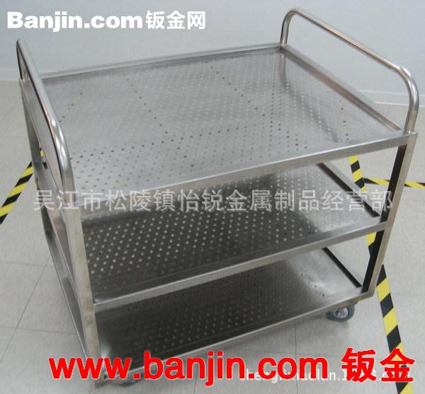 苏州 重庆定做各类不锈钢手推车 工作台 物料台车