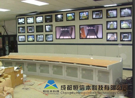 监控控制台，双层操作台，电视墙，成都钣金加工 成都钣金厂