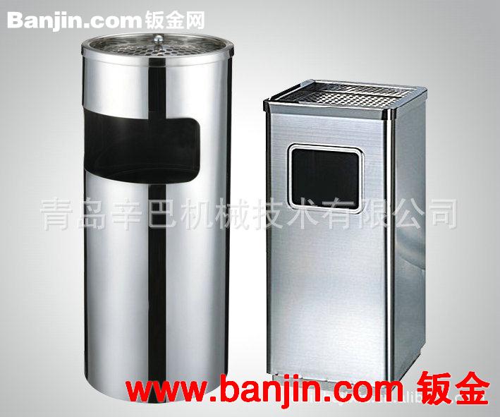 专业生产 市政不锈钢垃圾桶 户外环卫单双桶分类垃圾桶 垃圾箱