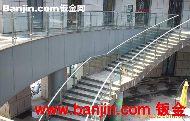 不锈钢楼梯扶手，金属焊接加工，等等