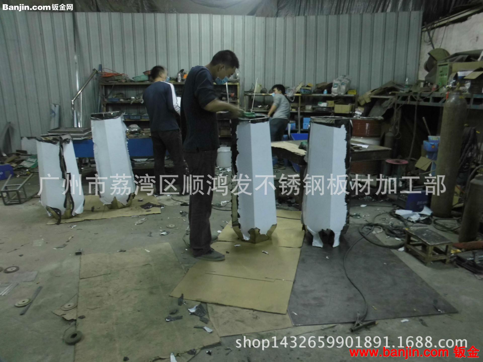 不锈钢花盆定做，花筒，花坛，形状大小可按客户需求，厂家直销