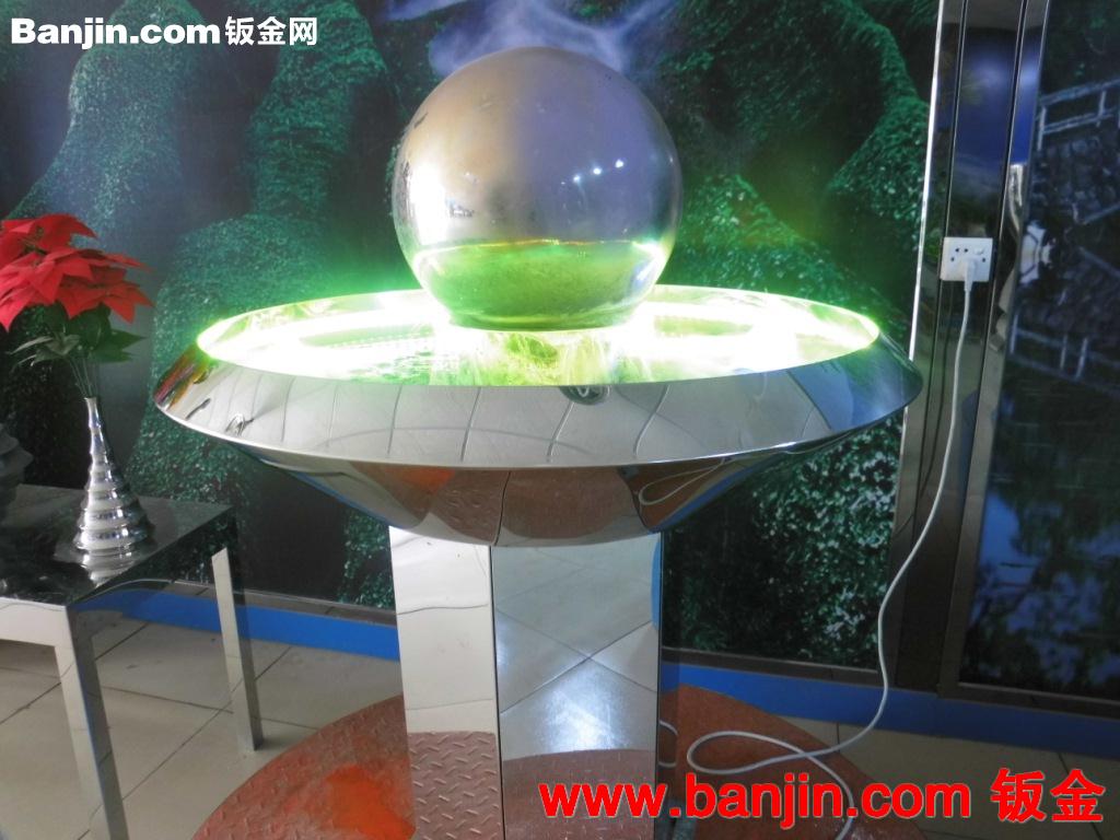 酒店企业不锈钢转运球，不锈钢装饰精品d5----多彩风水球