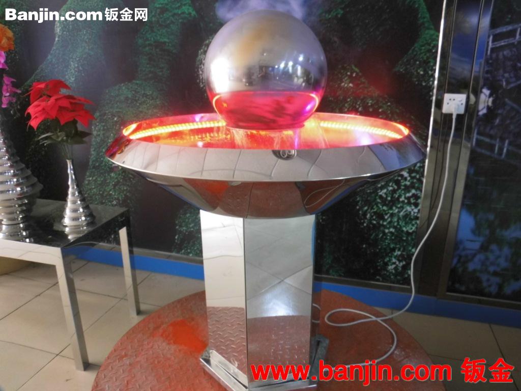 酒店企业不锈钢转运球，不锈钢装饰精品d5----多彩风水球