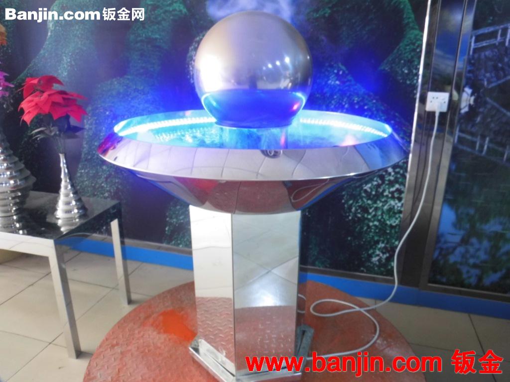 酒店企业不锈钢转运球，不锈钢装饰精品d5----多彩风水球
