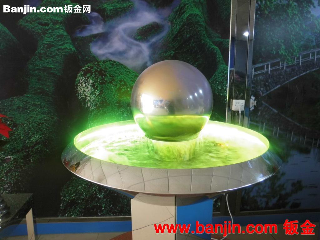 酒店企业不锈钢转运球，不锈钢装饰精品d5----多彩风水球