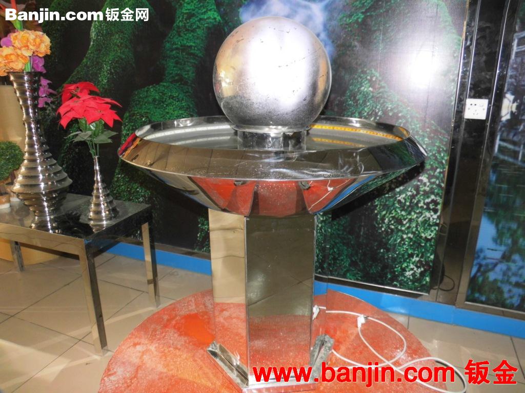 酒店企业不锈钢转运球，不锈钢装饰精品d5----多彩风水球
