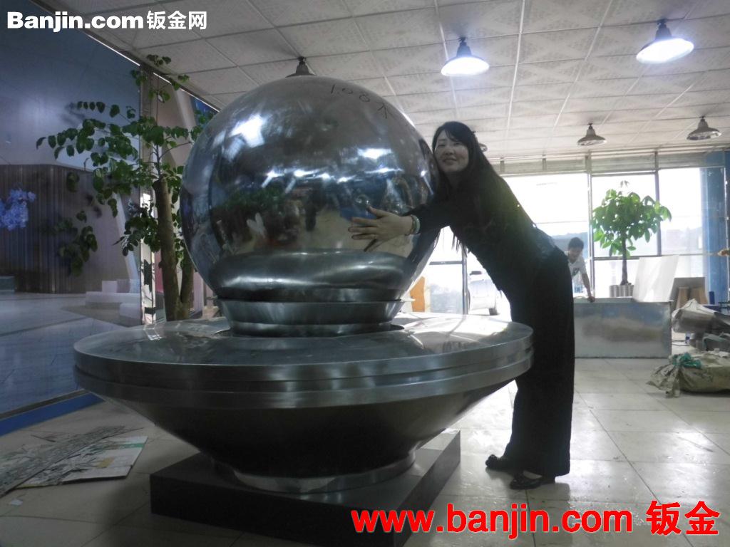 定做新型多彩酒店风水球，金融街景.企业大门风水球,广州风水球