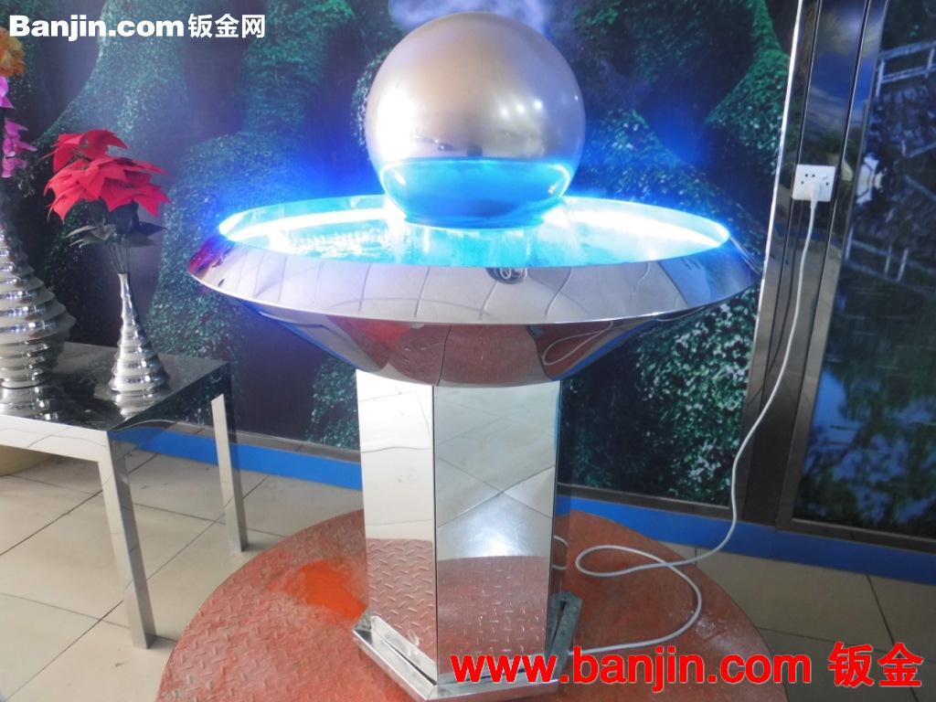加工不锈钢异型花盆花瓶，不锈钢精品制作，房地产展厅多彩风水球