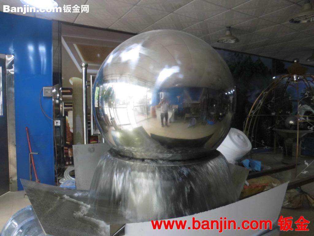加工不锈钢异型花盆花瓶，不锈钢精品制作，房地产展厅多彩风水球