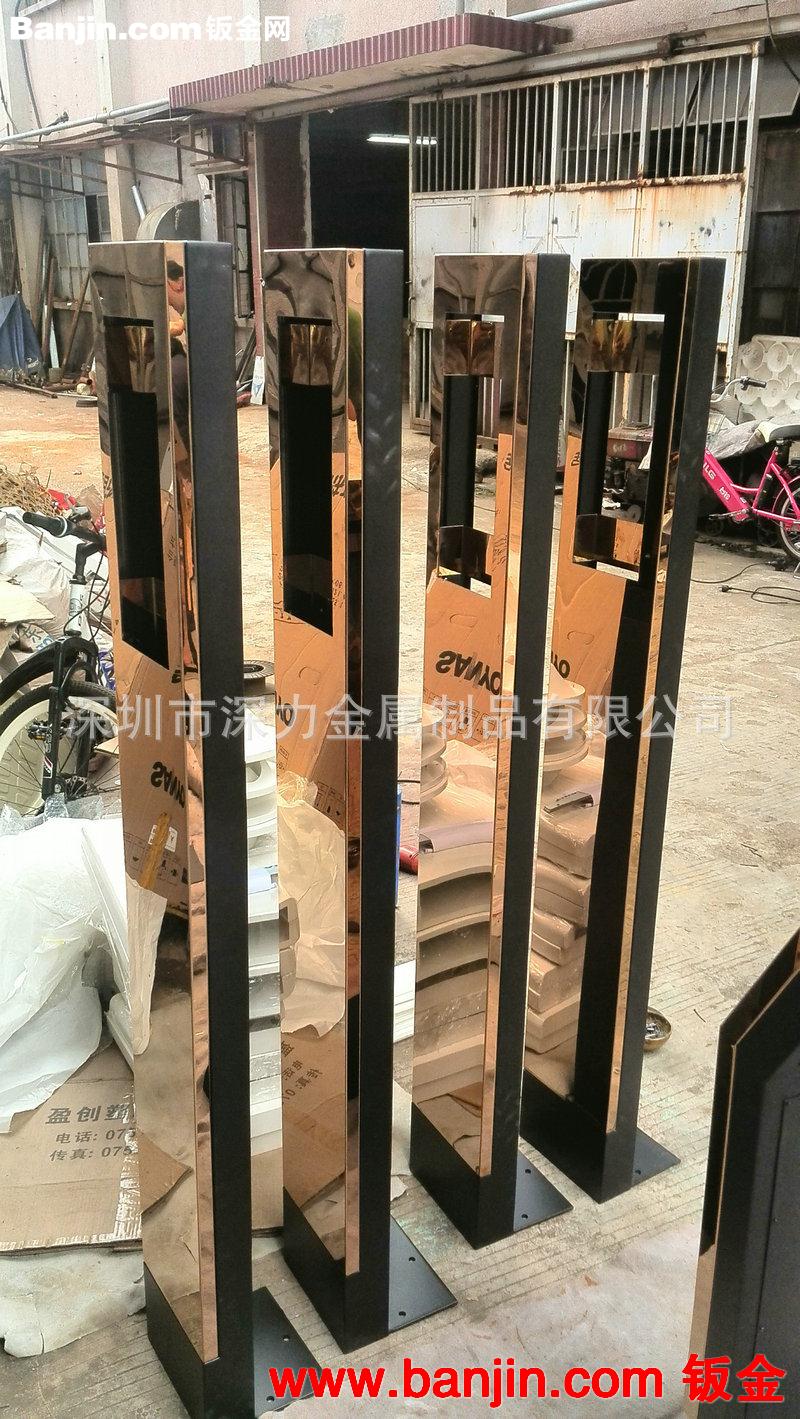 厂家提供 优质SL-1003-1钛金立式门禁机座 专业精密五金钣金加工