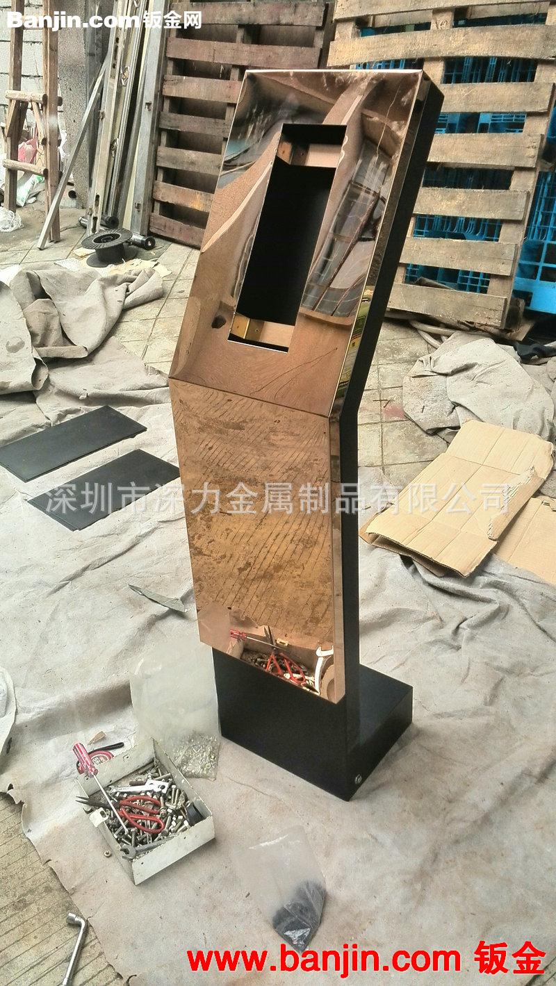 热销推荐 SL-1001钛金立式门禁机座 精密钣金冲压加工