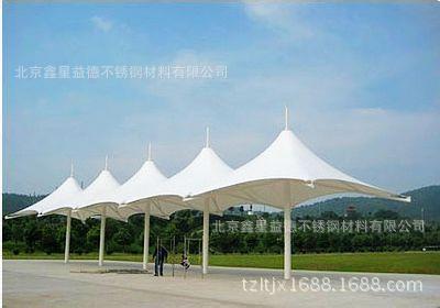 厂家专业制作安装天台膜结构雨棚 遮阳篷
