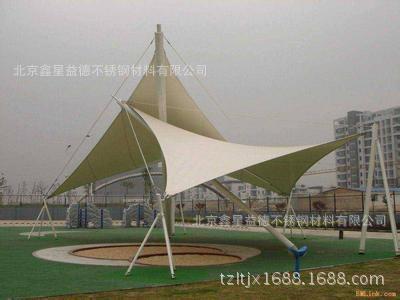 江苏天宇公司专业制作安装膜结构 景观工程 羽毛球场雨棚