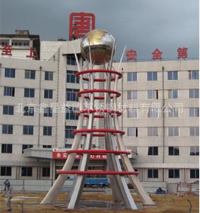 江苏制作安装大型不锈钢景观雕塑 广场园林雕塑