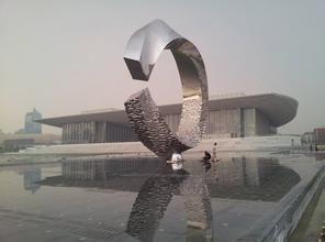 江苏厂家定做大型不锈钢景观雕塑 广场园林雕塑